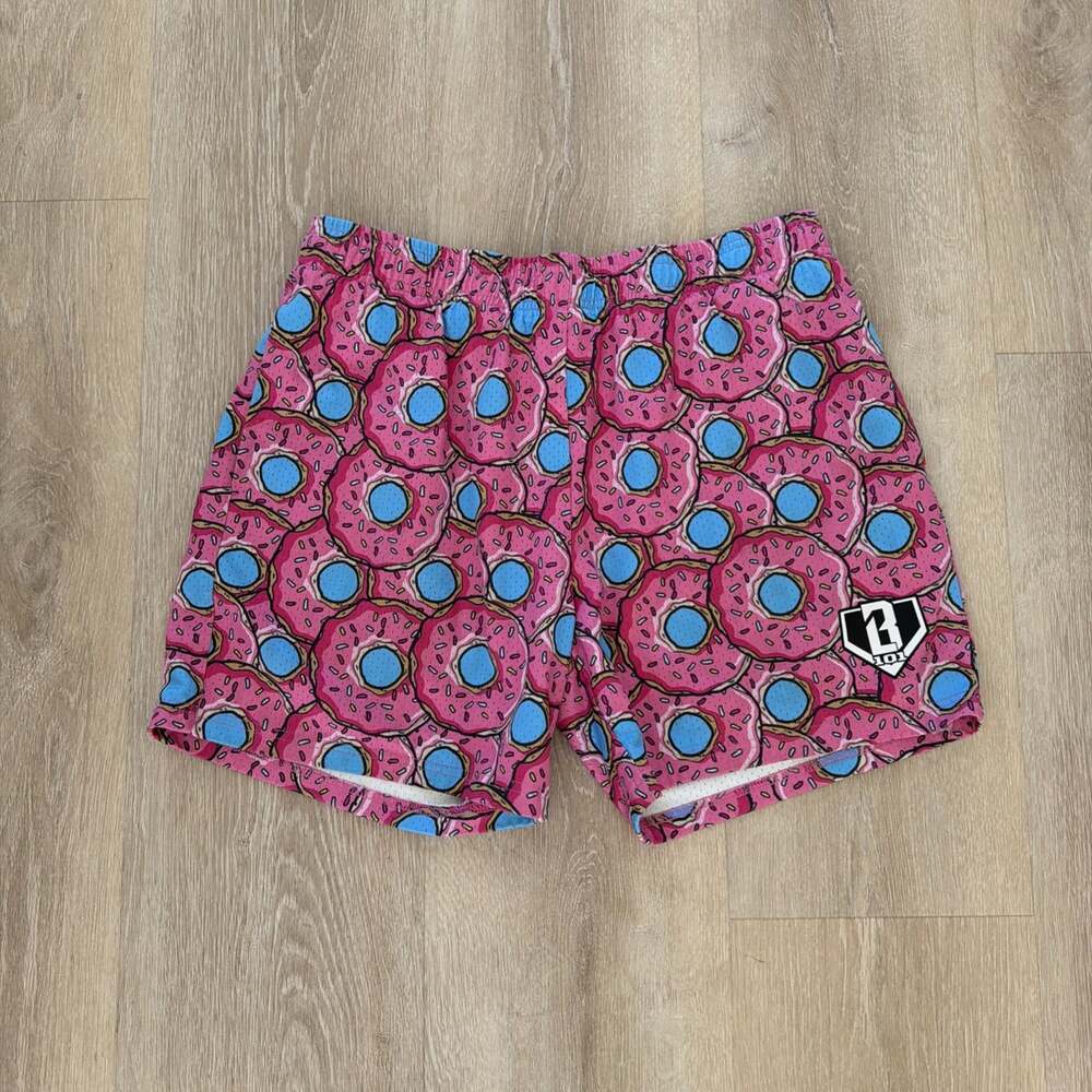B101 Baseball Lifestyle Shorts Men’s Pink Donut Size L(41)